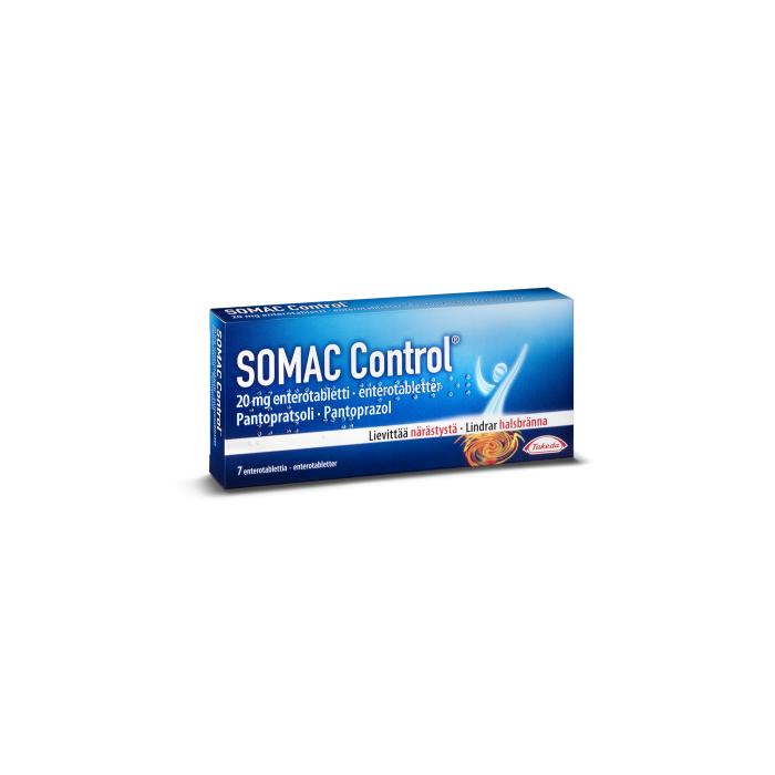 SOMAC CONTROL enterotabletti 20 mg 7 fol