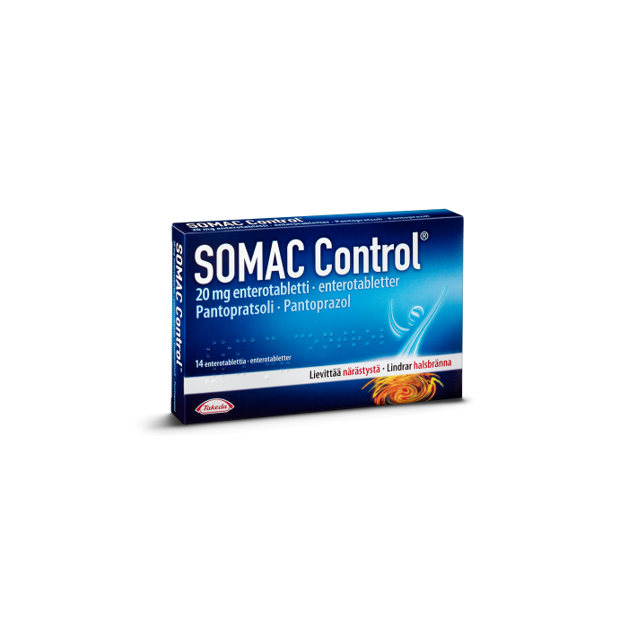SOMAC CONTROL enterotabletti 20 mg 14 fol
