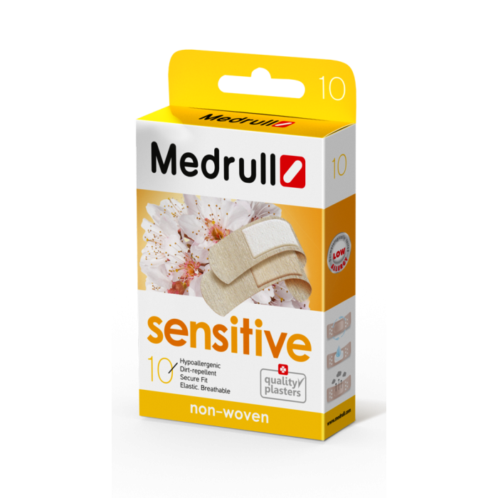 Medrull Sensitive laastari herkkä iho 10 kpl