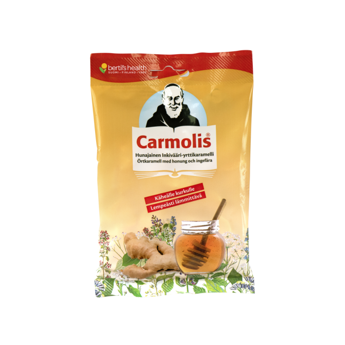 Carmolis Inkivääri-hunaja Kurkkuk. 75 g