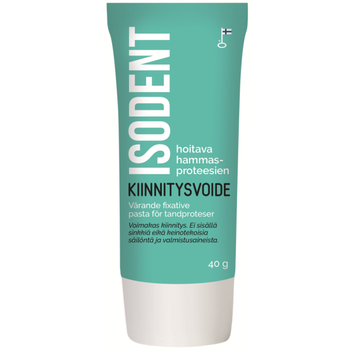 1000020634_IsoDent_hammasprot_kiinnitysvoide_Hoitava_40_g_pakkauskuva_Pakkauskuva21495_jpg