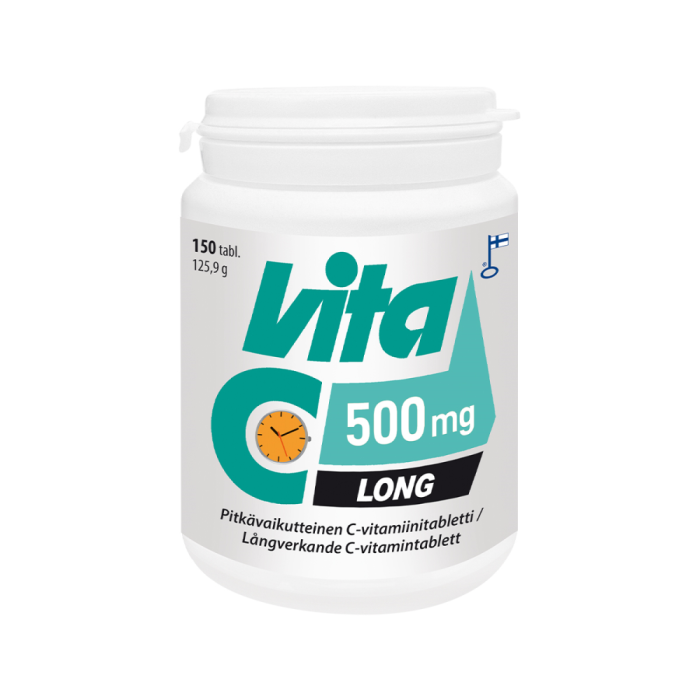 Vita C Long 500 mg 150 tabl kuva 2