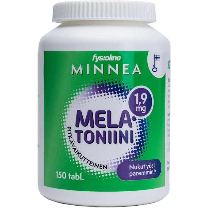 Minnea Melatoniini pitkävaikutteinen 1,9 mg 150 tabl