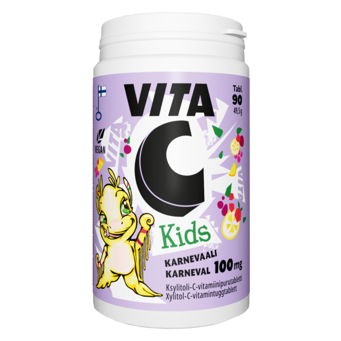 Vita C Kids 100 mg 90 tabl kuva 2