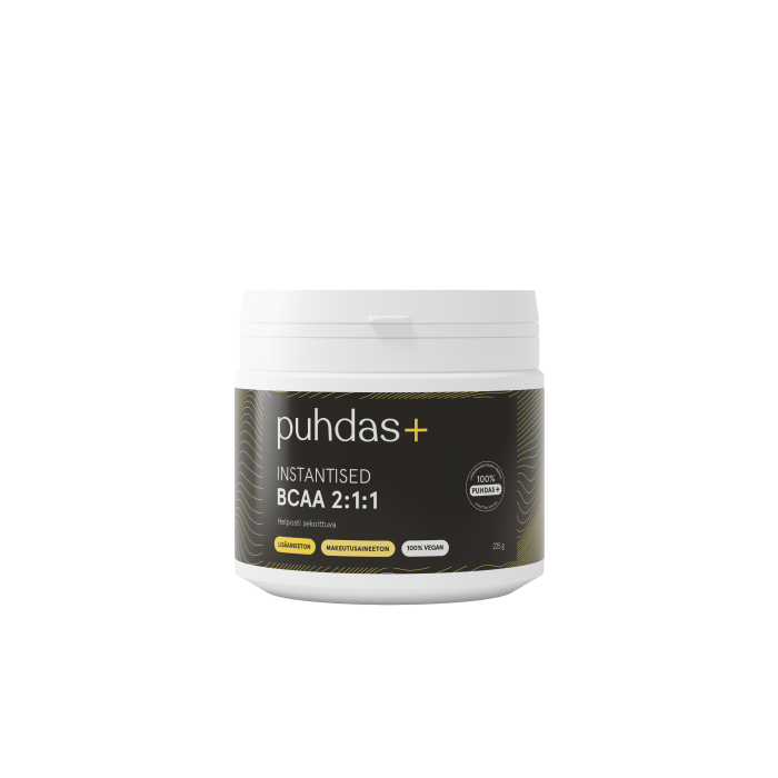 Puhdas+ Instantised BCAA Amino Acids 100% 225 g