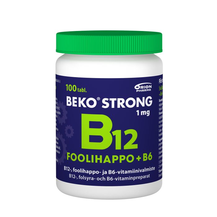 Beko Strong B12+foolihappo+B6 100 tabl kuva 2