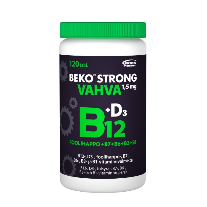 Beko Strong B12 VAHVA 1,5 mg 120 tabl kuva 2