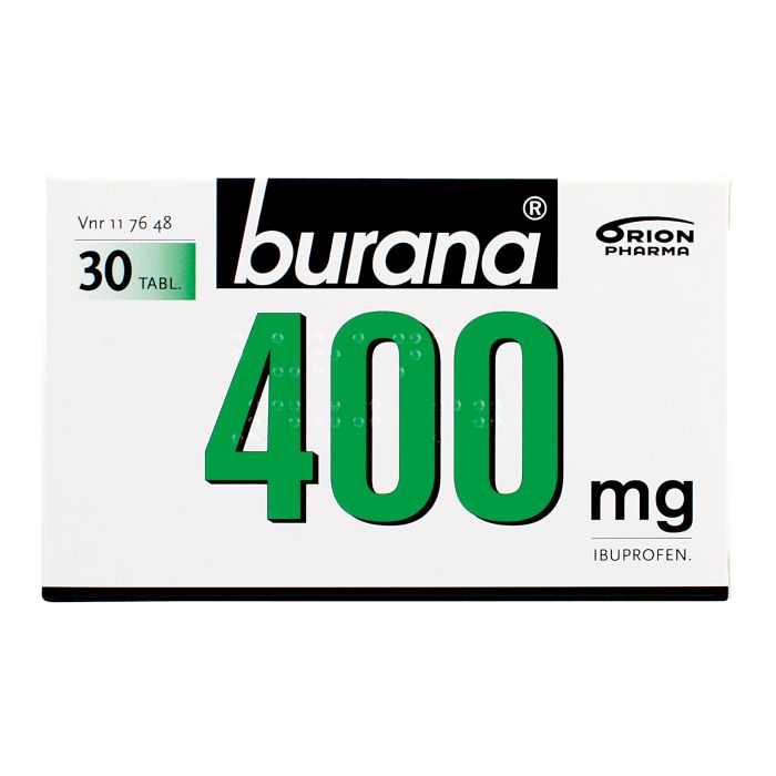 BURANA tabletti, kalvopäällysteinen 400 mg 30 fol kuva 1