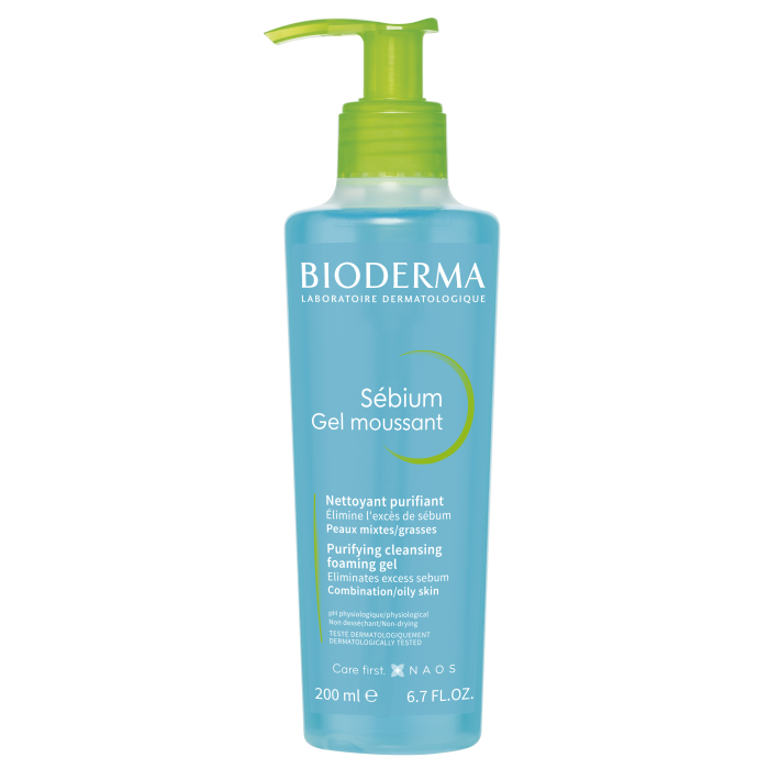 Bioderma Sebium Gel Moussant cleansing pump 200 ml