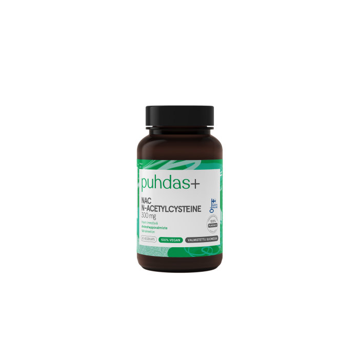 Puhdas+ NAC, 300 mg 60 kaps