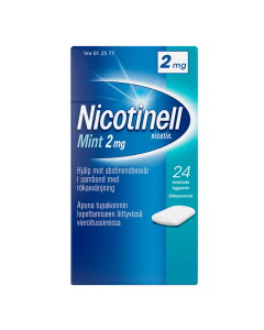 NICOTINELL MINT lääkepurukumi 2 mg 24 fol