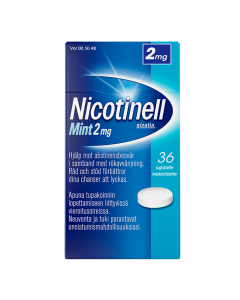 NICOTINELL MINT imeskelytabletti 2 mg 36 fol