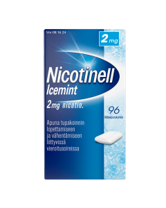 NICOTINELL ICEMINT lääkepurukumi 2 mg 96 fol
