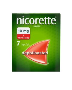 NICORETTE depotlaastari 10 mg/16 h 7 kpl