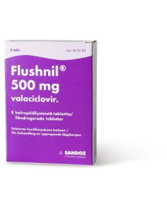 FLUSHNIL tabletti, kalvopäällysteinen 500 mg 8 fol