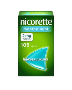 NICORETTE MENTHOLMINT lääkepurukumi 2 mg 105 fol