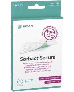 Sorbact Secure 5 cm x 7,2 cm (98147) 5 kpl