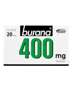 BURANA tabletti, kalvopäällysteinen 400 mg 20 fol