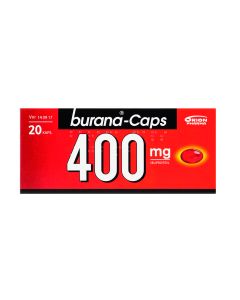BURANA-CAPS kapseli, pehmeä 400 mg 20 fol