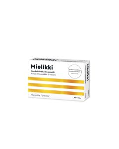 Apteq Mielikki kurkkupastilli Hunaja 24 tablettia