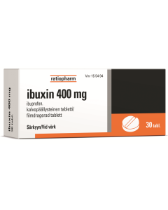 IBUXIN tabletti, kalvopäällysteinen 400 mg 30 fol