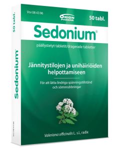 SEDONIUM tabletti, päällystetty 50 fol