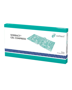 Sorbact Gel Compress 7,5 cm x 15 cm 98137 10 kpl