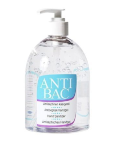 Antibac antisept. käsigeeli pumppupullo 500 ml