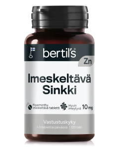 bertils Imeskeltävä Sinkki 120 tabl