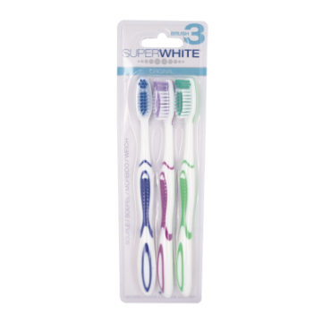 Superwhite Hammasharja Family Soft 3 kpl