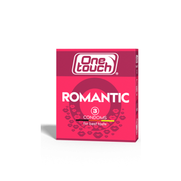 One Touch Romantic mansikanm. kondomit romanttinen tuoksu 3 kpl
