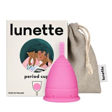 Lunette Kuukautiskuppi Pinkki koko 1 1 kpl