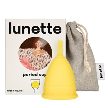 Lunette Kuukautiskuppi Keltainen koko 2 1 kpl