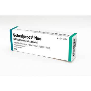 SCHERIPROCT NEO rektaalivoide 1,9/5 mg/g 30 g