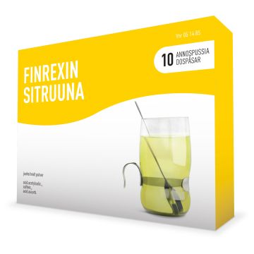 FINREXIN SITRUUNA jauhe 350/30/300 mg 10 x 5 g