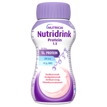 Nutridrink protein mansikka 4x200 ml