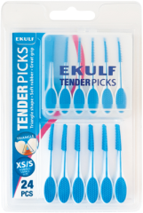 Ekulf TenderPicks kumihammastikut XS/S 24 kpl