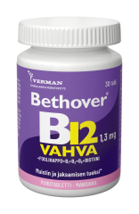 Bethover Vahva B12 Mansikka 30 tabl