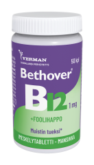 Bethover B12+foolihappo Mansikka 50 TABL