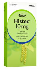 HISTEC imeskelytabletti 10 mg 28 fol