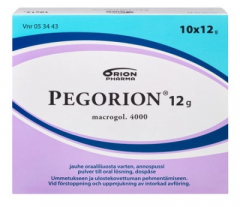 PEGORION 12 g jauhe oraaliliuosta varten, annospussi 10x12 g