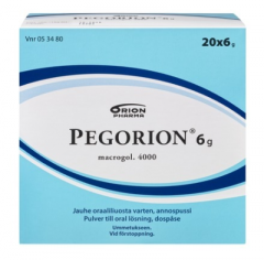 PEGORION 6 g jauhe oraaliliuosta varten, annospussi 20x6 g