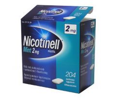 NICOTINELL MINT 2 mg lääkepurukumi 204 fol