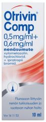 OTRIVIN COMP 0,5/0,6 mg/ml nenäsumute, liuos (Freepod-pumppu)10 ml