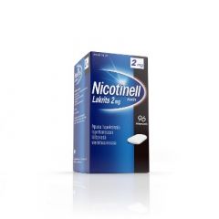 NICOTINELL LAKRITS 2 mg lääkepurukumi 96 fol