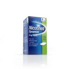 NICOTINELL SPEARMINT 2 mg lääkepurukumi 96 fol