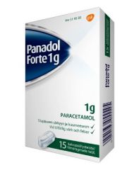 PANADOL FORTE tabletti, kalvopäällysteinen 1000 mg 15 fol