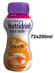 NUTRIDRINK Juice style appelsiini 72x200 ml
